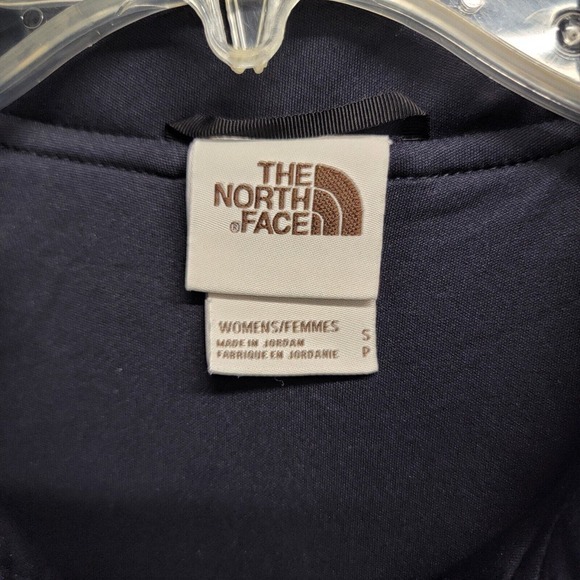 The North Face Snap Pullover Fleece‎ Jacket Women's Size Small Blue Colorblock - Picture 2 of 11